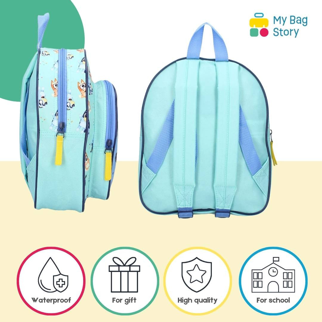 Mybagstory - Sac à dos Bluey - 30cm - Bleu Bleu Clair