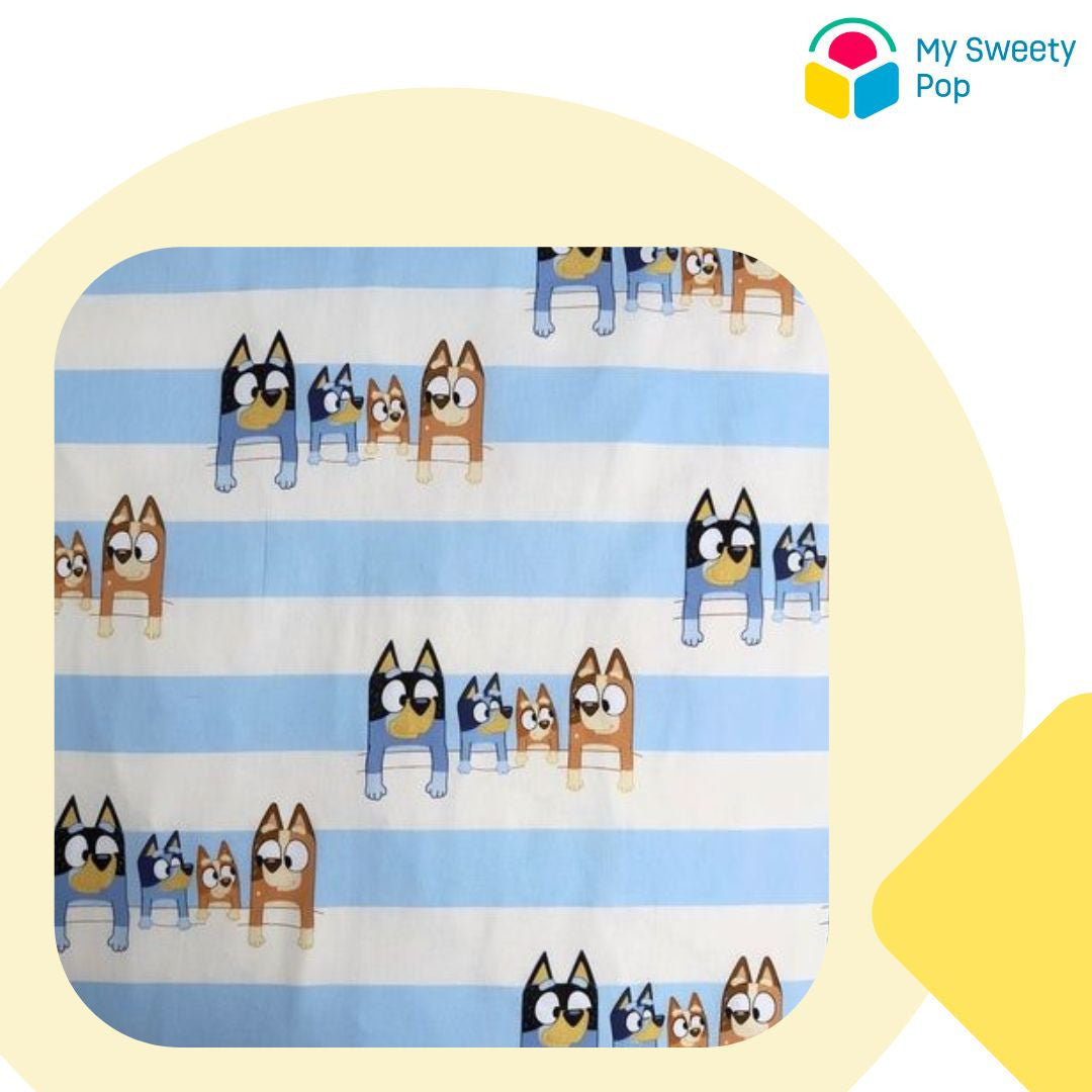 My Sweety Pop - Parure de lit Enfant - Bluey - 2 pièces - 140 x 200 cm