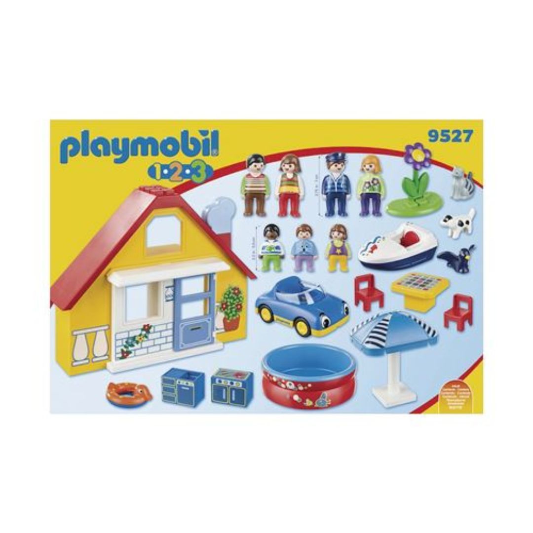 Playmobil 1.2.3 - Maison de Vacances 9527
