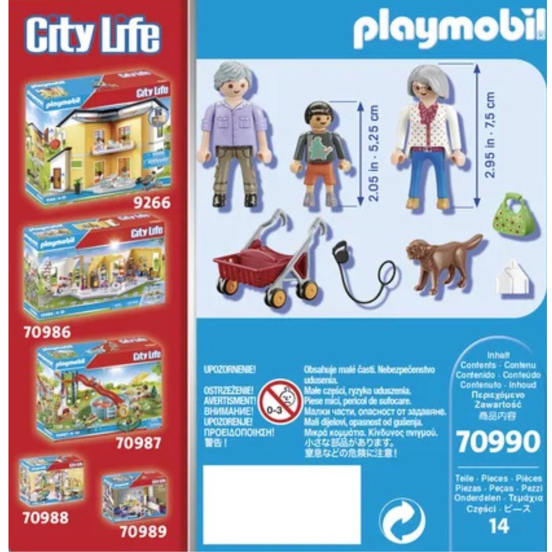 Playmobil 70990 - Grands-parents avec petit-fils
