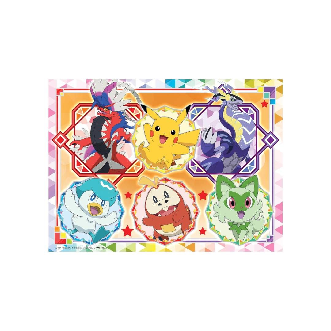 Ravensburger – Puzzle Enfant 100 Pièces XXL – Pokémon Écarlate et Violet
