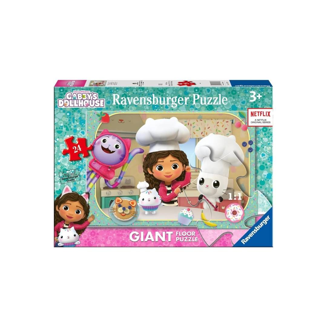 Puzzle Enfant Giant 24 pièces – La cuisine de Gabby – Gabby’s Dollhouse