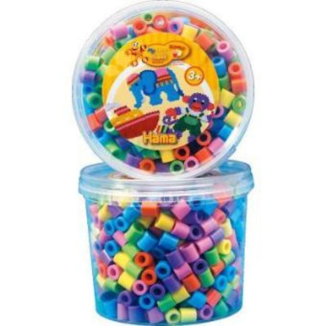 Hama - Maxi Pot PM 600 perles pastel (mix50) - 8571