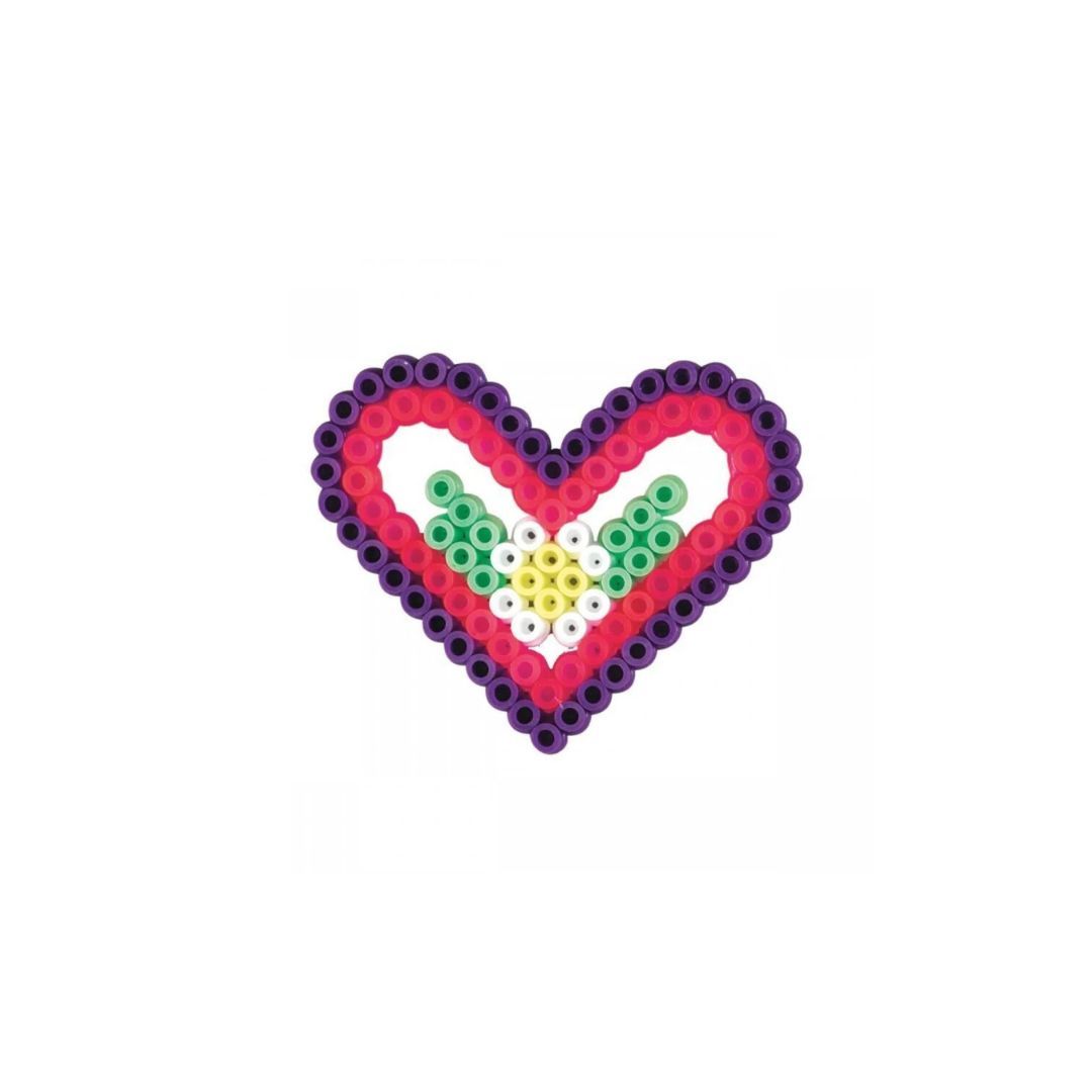 Hama - Midi pot rose 4000 perles + plaques - 2051