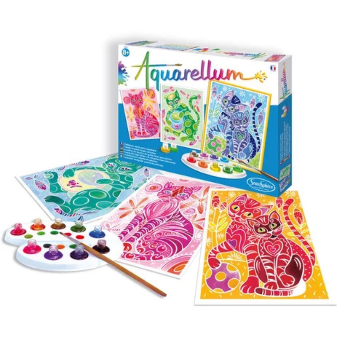 Sentosphère - Aquarellum Chats - 6280