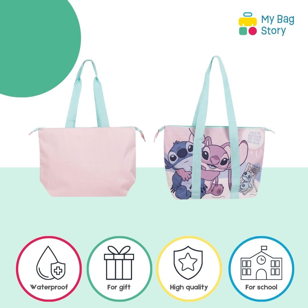 Mybagstory - Sac de Plage Stitch & Angel