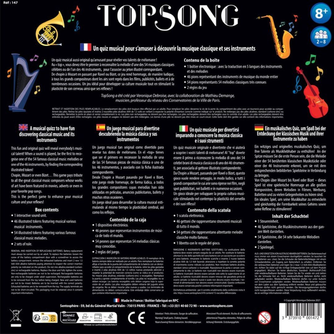Sentosphère - TopSong