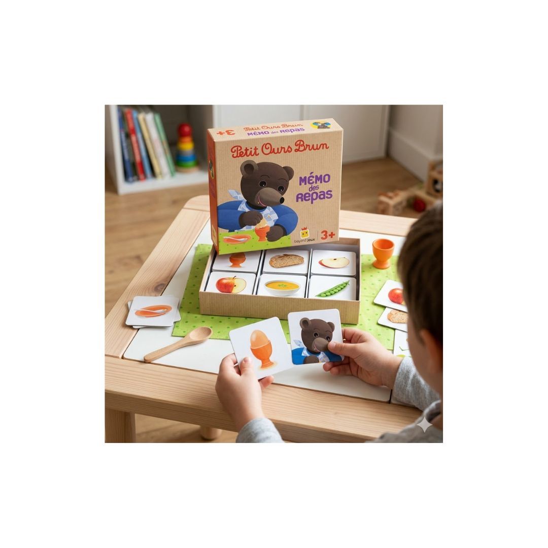 Bayard Jeux - Jeu Petit Ours Brun – Mémo des repas