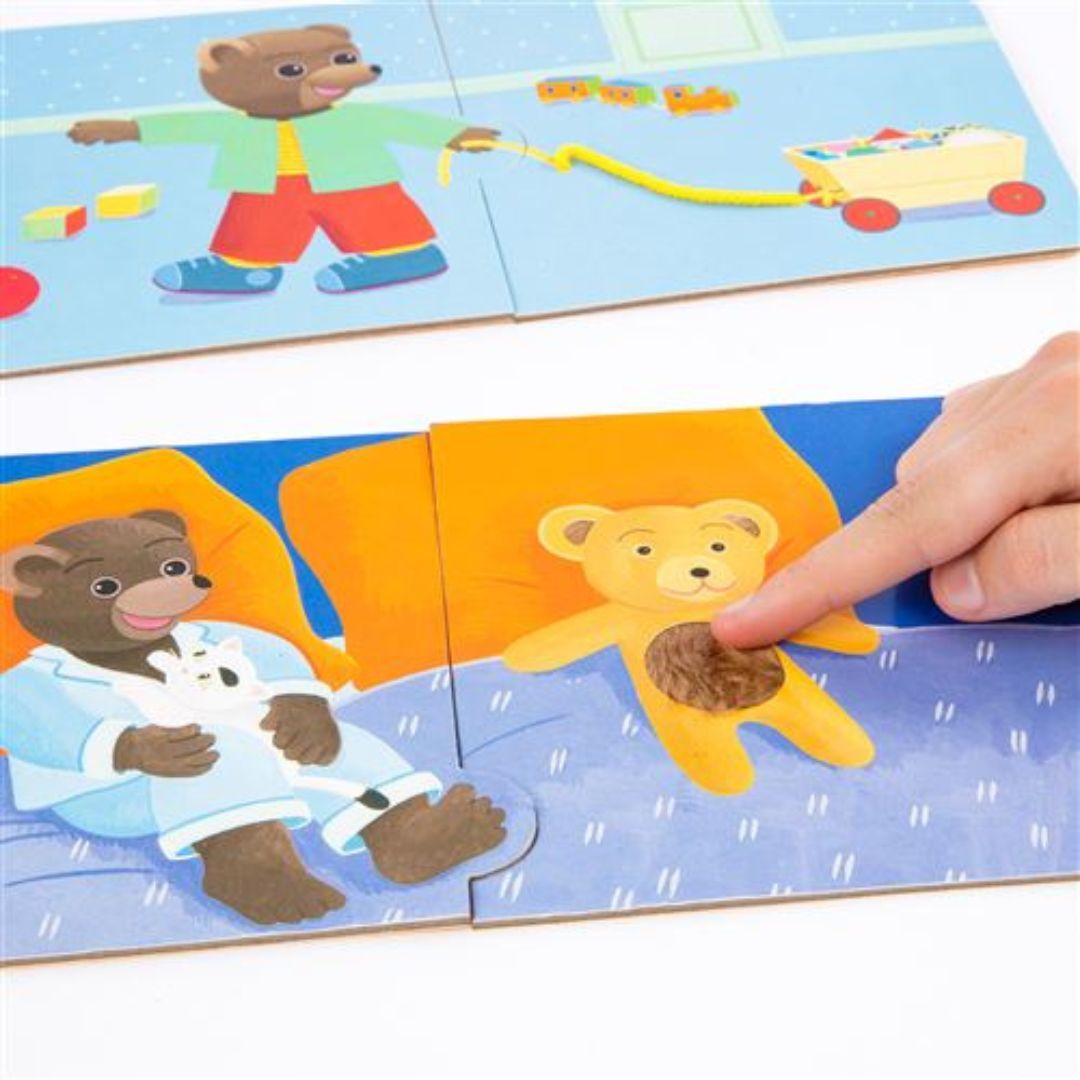 Bayard Jeux - Petit Ours Brun mon premier puzzle à toucher
