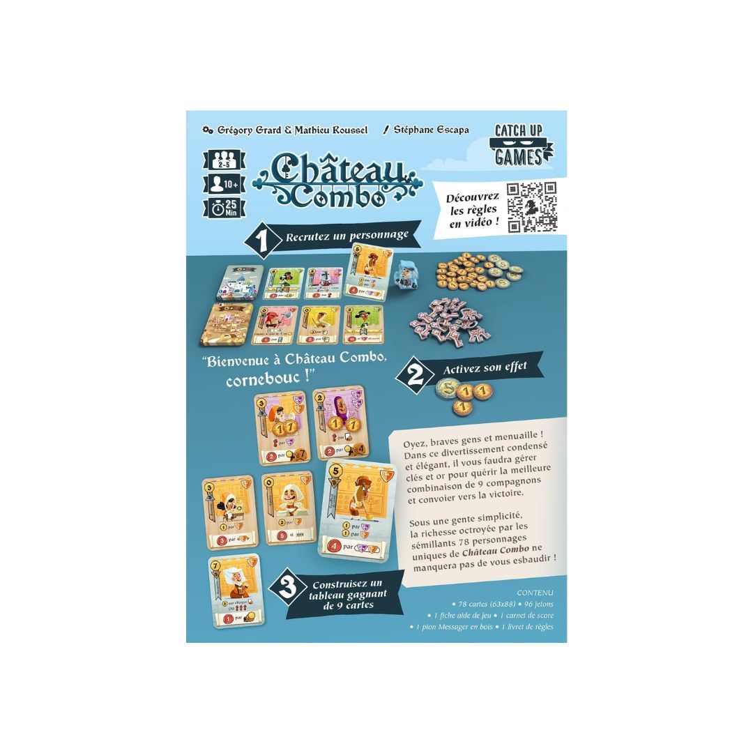 Catch Up Games - Château Combo - Jeu de cartes tactique