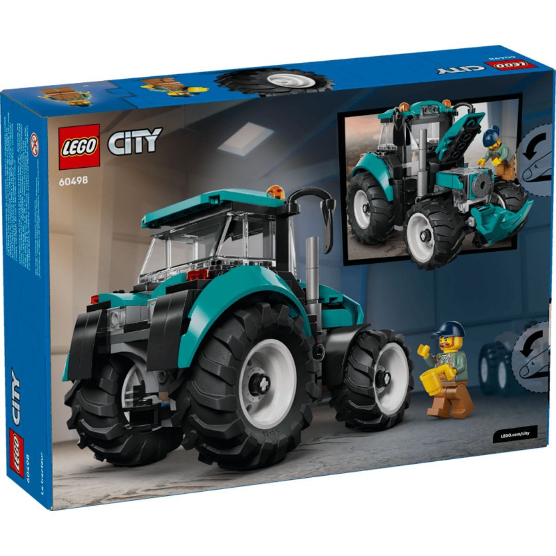 LEGO City 60498 - Le tracteur - Maquette de véhicule de ferme