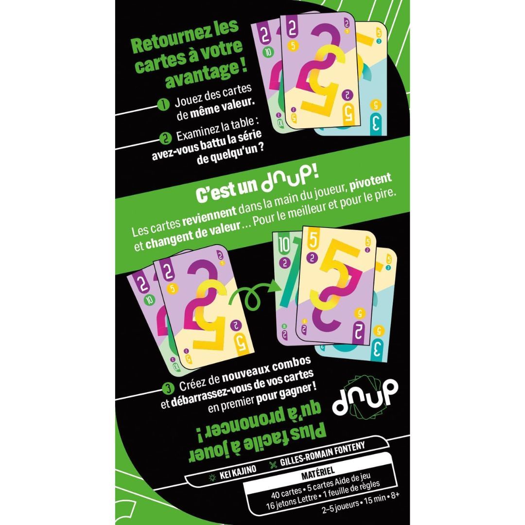 Asmodee - Dnup - Jeu de cartes stratégique