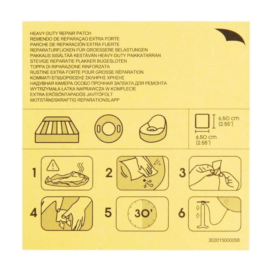BESTWAY - Kit de 10 rustines adhésives