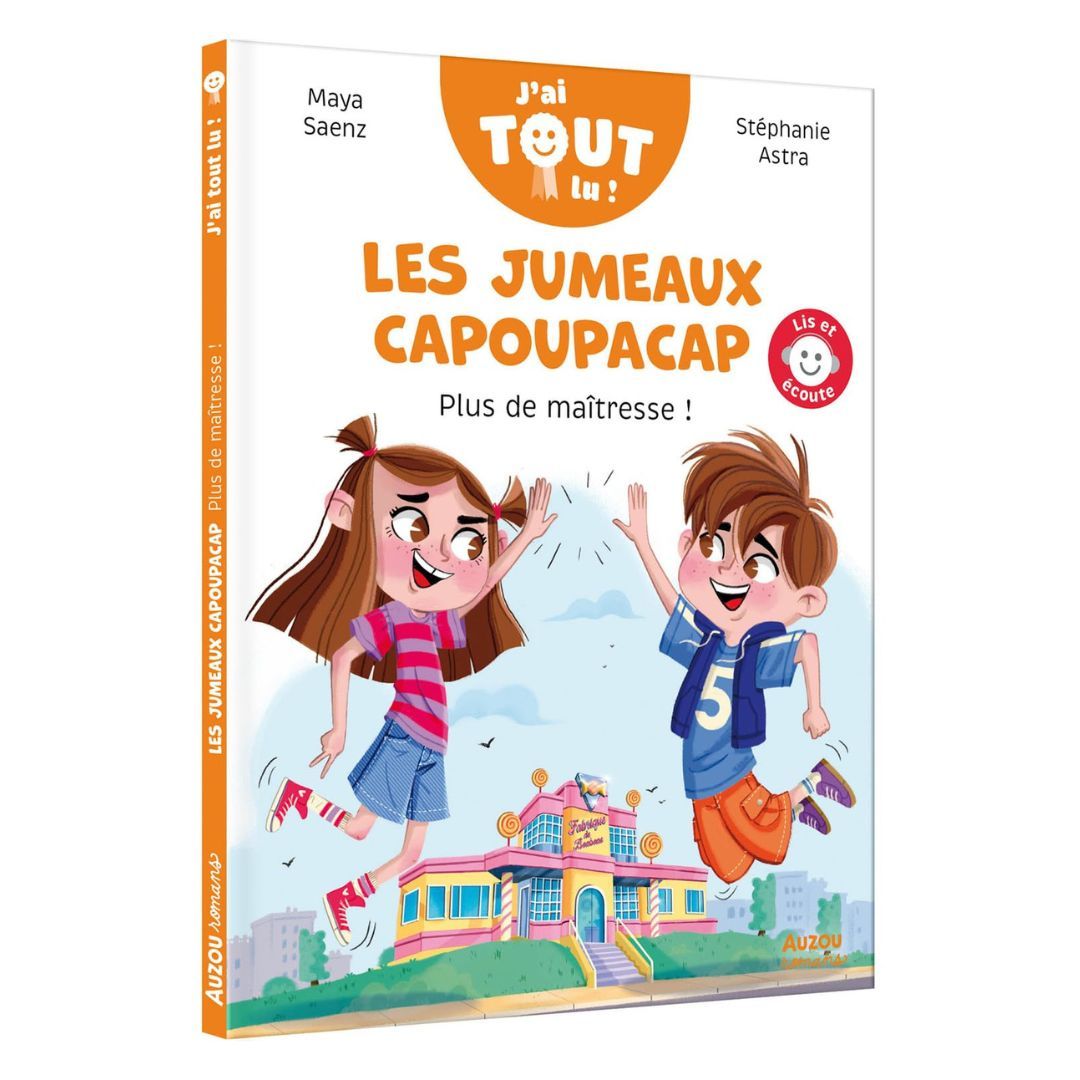 Auzou - Les jumeaux Cap ou pas Cap – Plus de maîtresse !