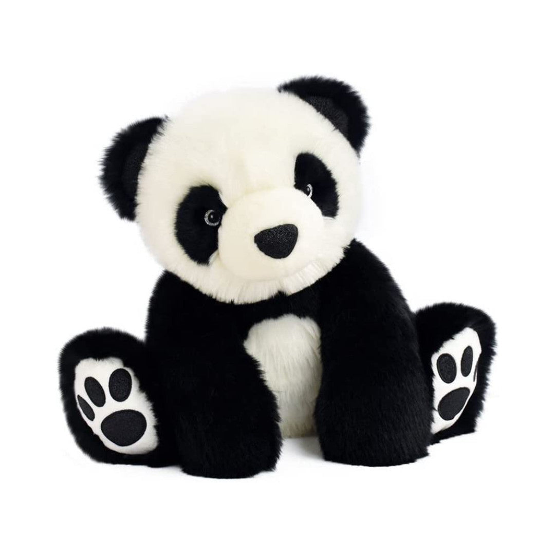 Histoire d’Ours - Peluche Panda noir et blanc - 35 cm