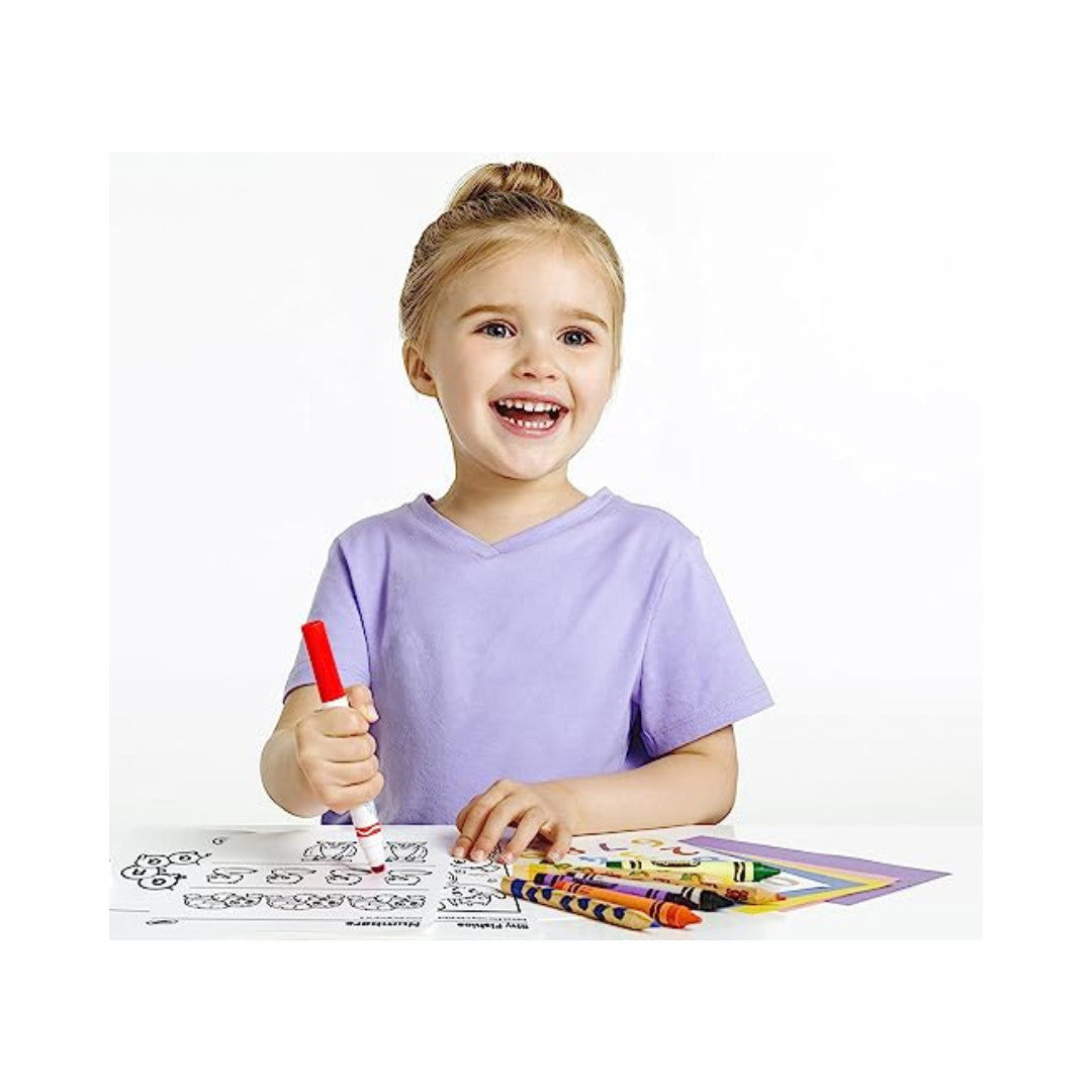 Crayola - 8 Feutres lavables Mini Kids - Dessin et peinture