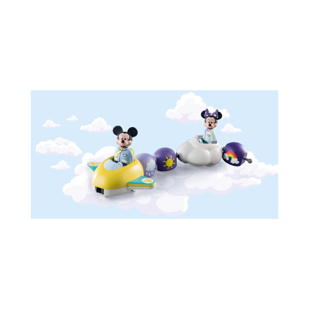 Playmobil - 71320 - Train des nuages de Mickey et Minnie, jouet d'éveil -à partir de 12 mois - PLAYMOBIL 1.2.3 - Disney