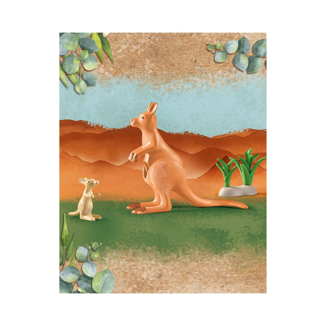 Playmobil - 71290 - kangourou et bébé - Animaux & Nature - Wiltopia