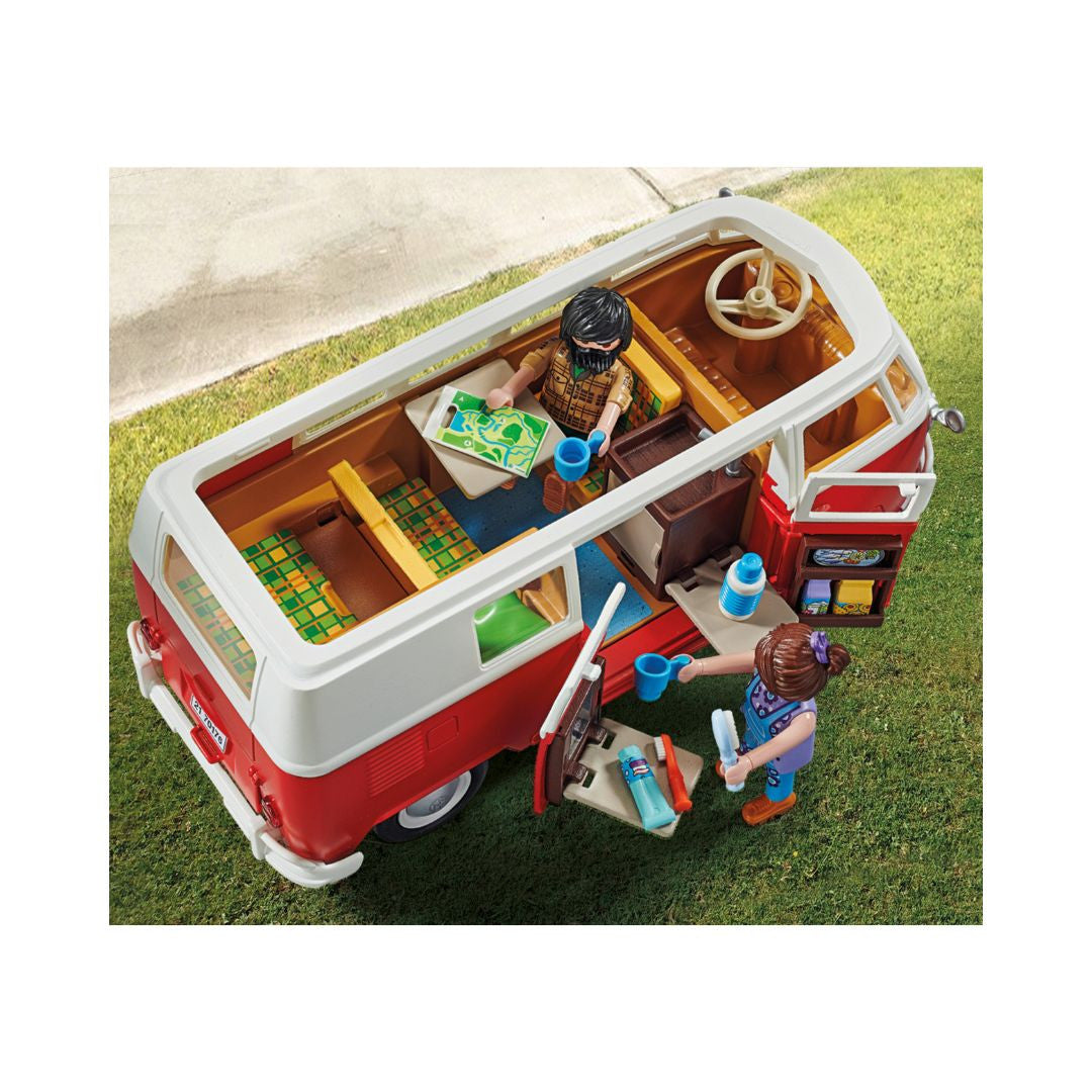 Playmobil - 70176 - Volkswagen T1 Combi - Ville & Métiers - Famous Cars
