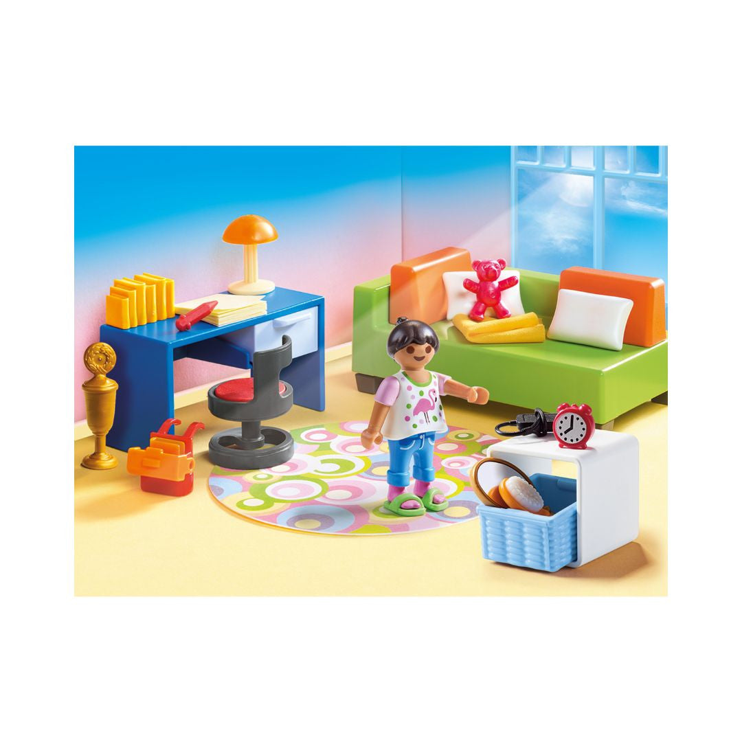 Playmobil - 70209 - Chambre d'enfant avec canapé-lit - Famille & Loisirs - Dolhouse - La maison traditionnelle