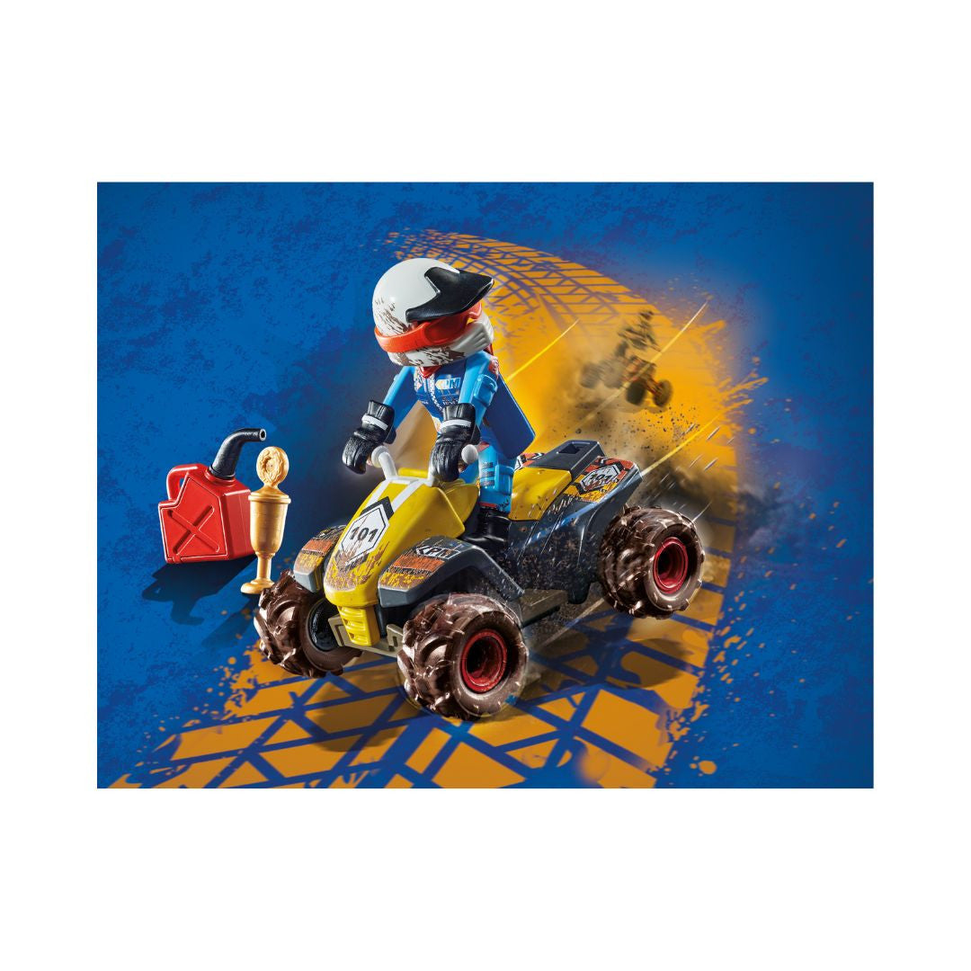 Playmobil - 71039 - Pilote et quad - Ville & Métiers - Famous Cars