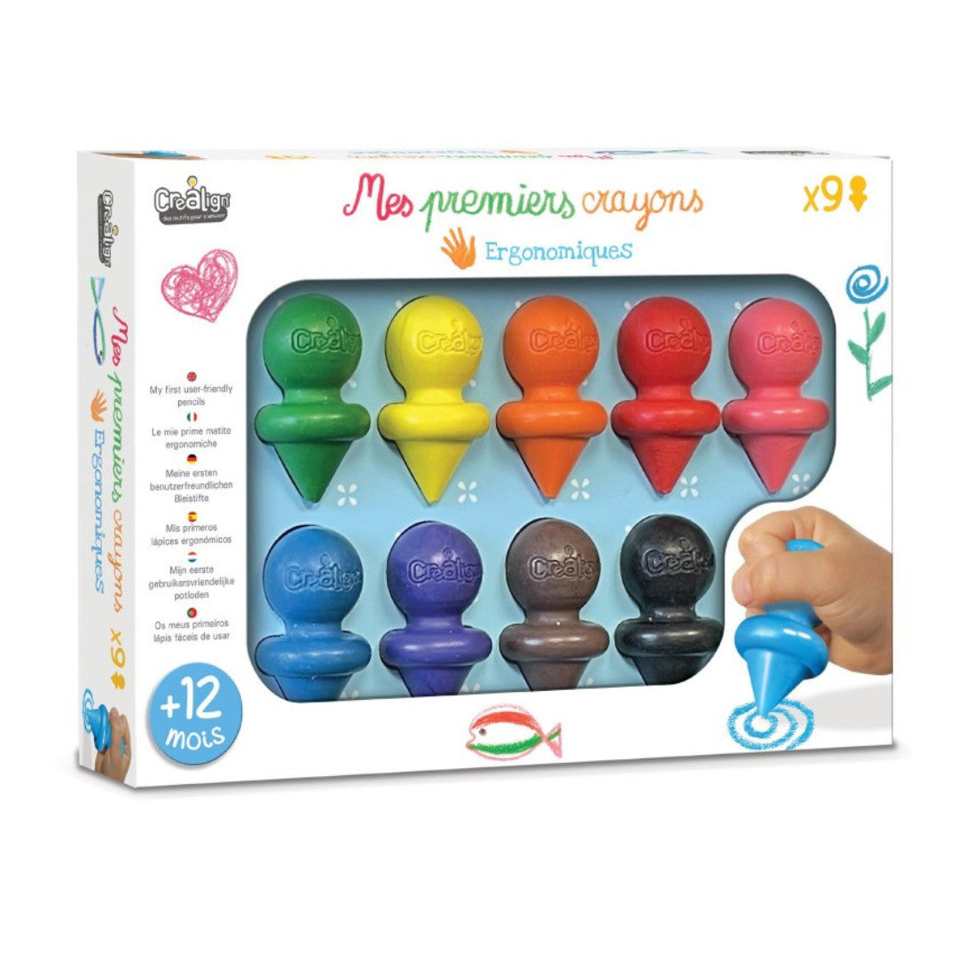 Créa Lign - Mes premiers crayons x 9