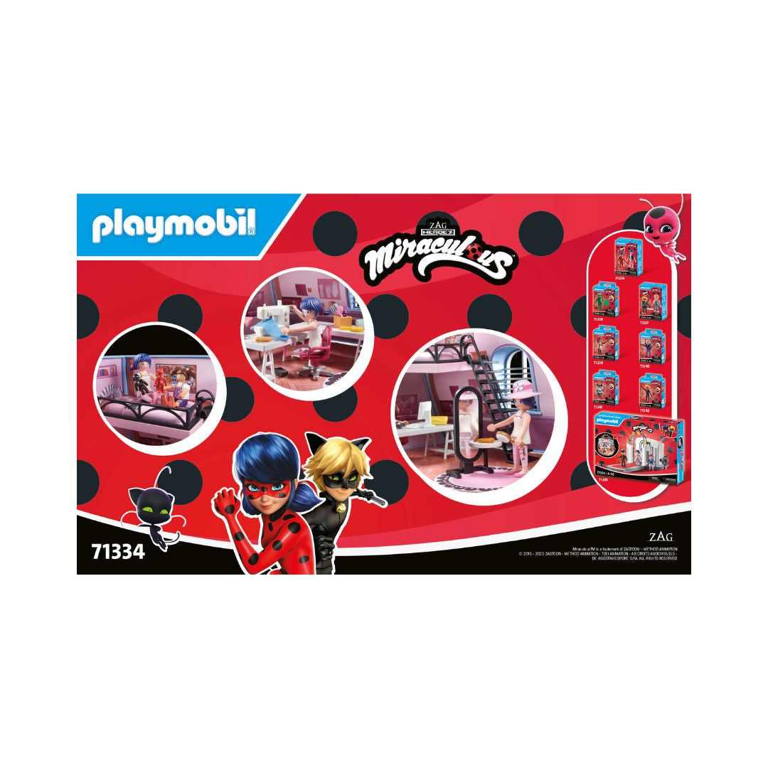 Playmobil - 71334 - Miraculous : Chambre de Marinette - Histoire & Imaginaire - Miraculous