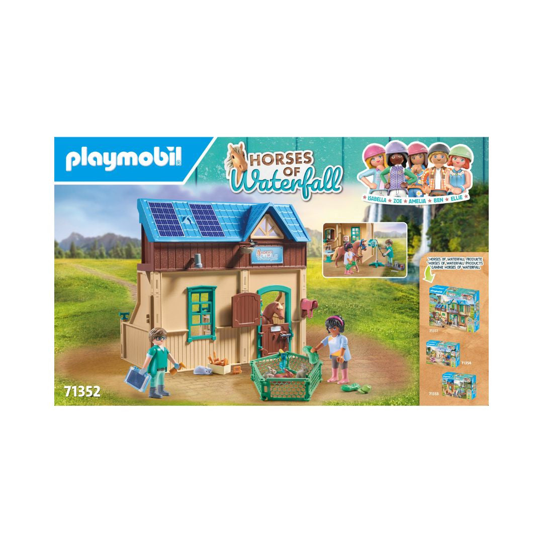 Playmobil - 71352 - Vétérinaire et centre de thérapie - Animaux & Nature - Le club d'équitation