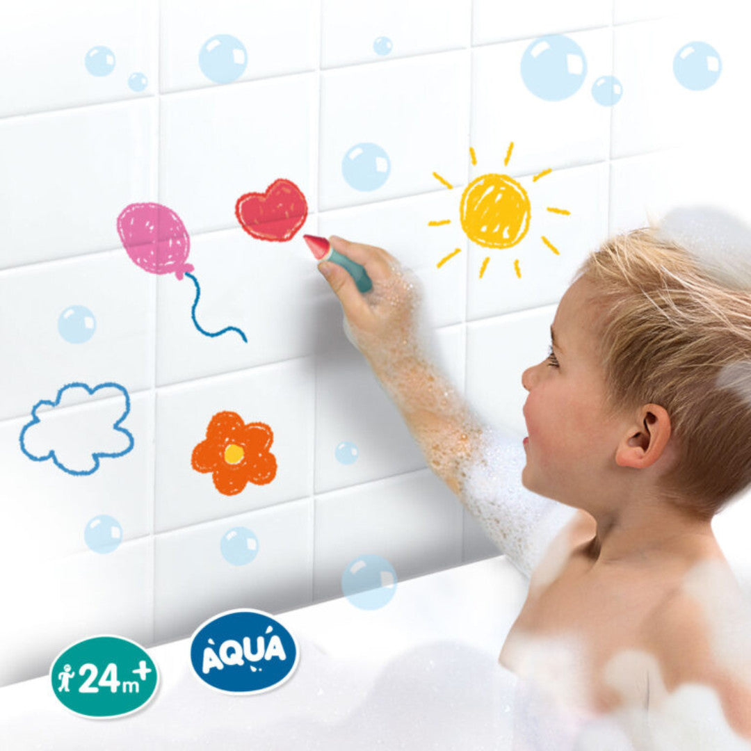 Crayons de couleur pour le bain – 8 Couleurs - SES CREATIVE - 13050