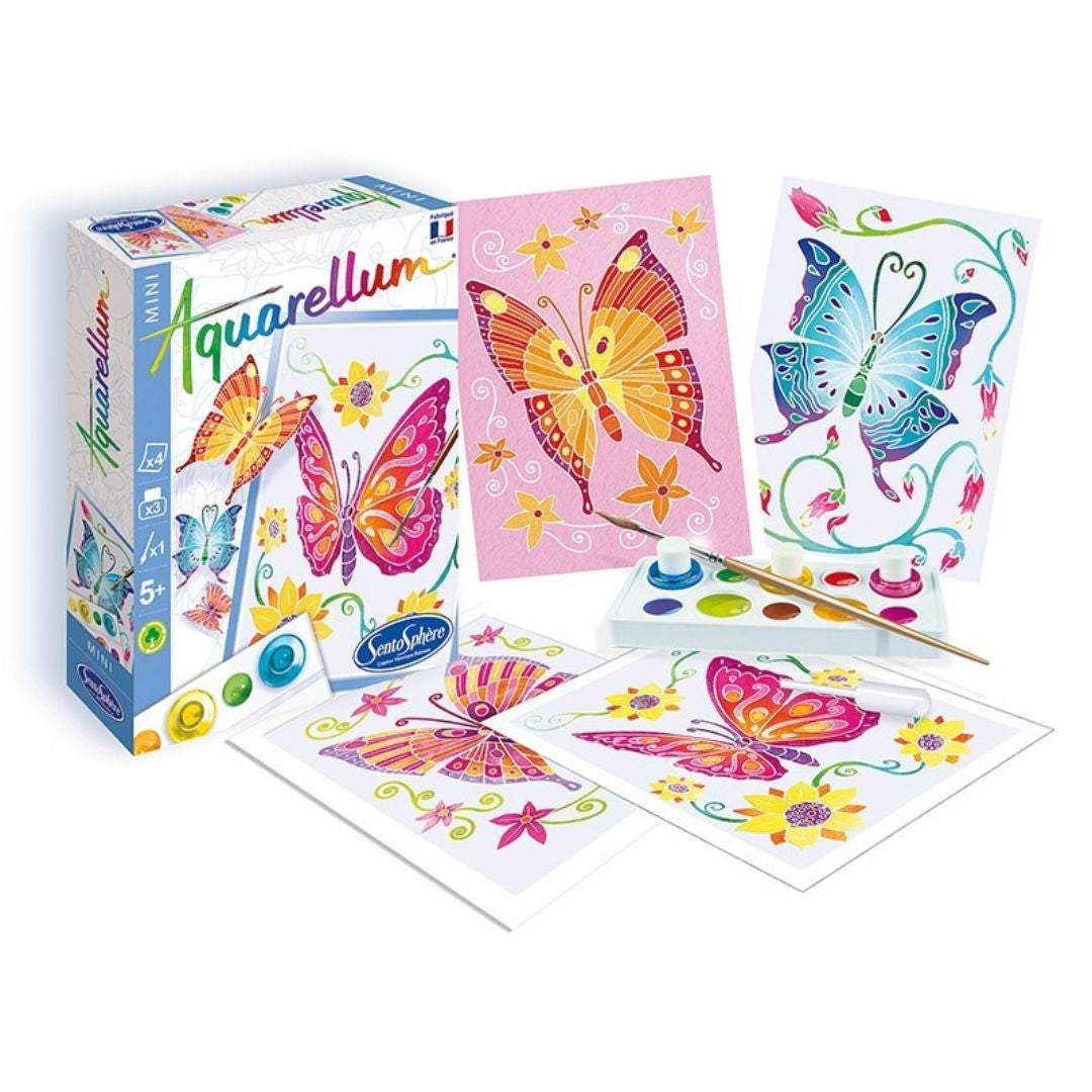 Sentosphère - Aquarellum Mini Papillons