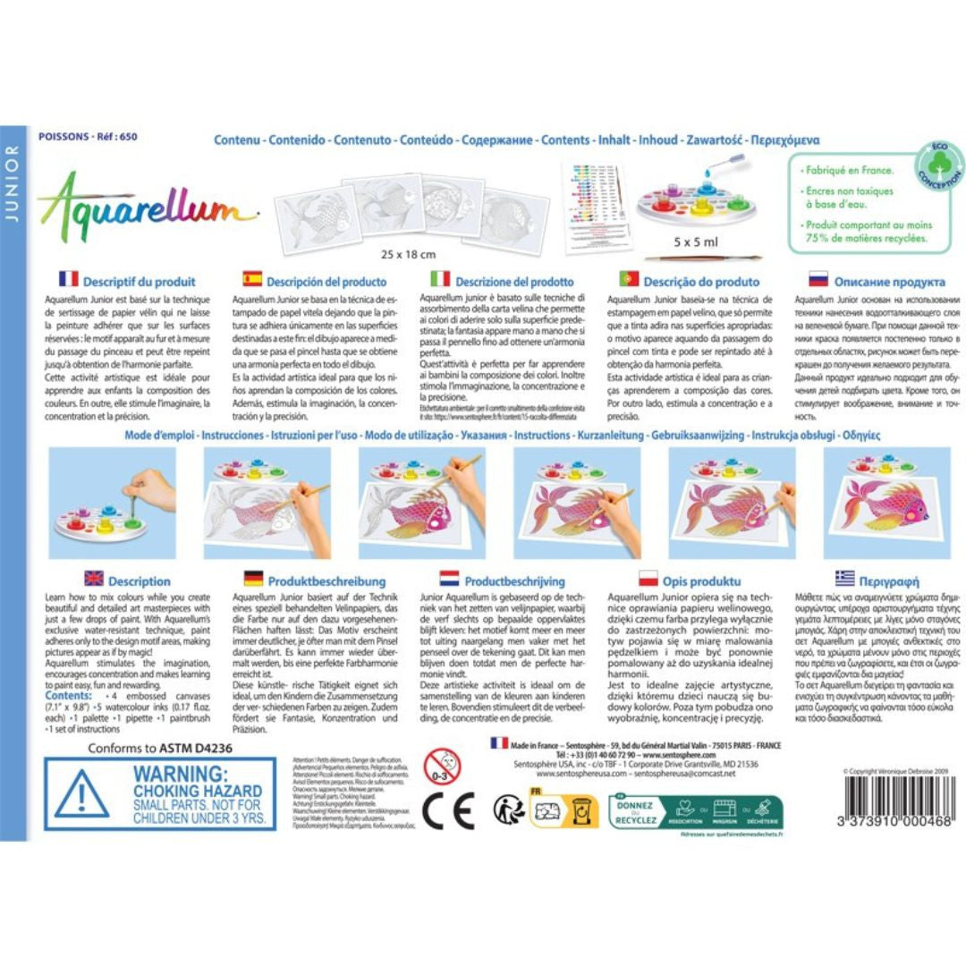 Sentosphère - Aquarellum Junior Poissons
