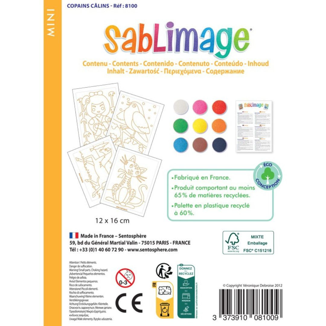 Sentosphère - Mini Sablimage Copains Câlins