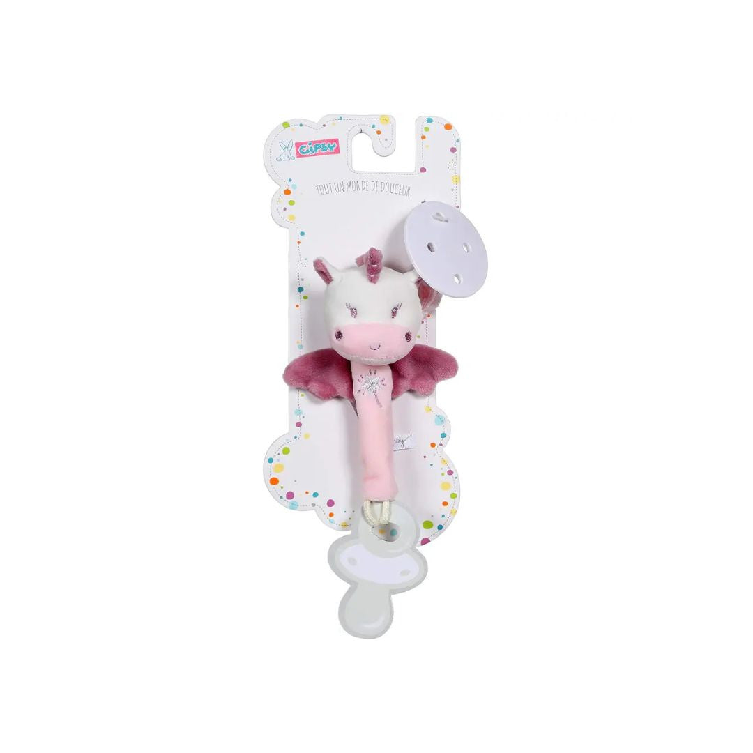 Gipsy Toys - Accroche-tétine Licorne - 13 cm