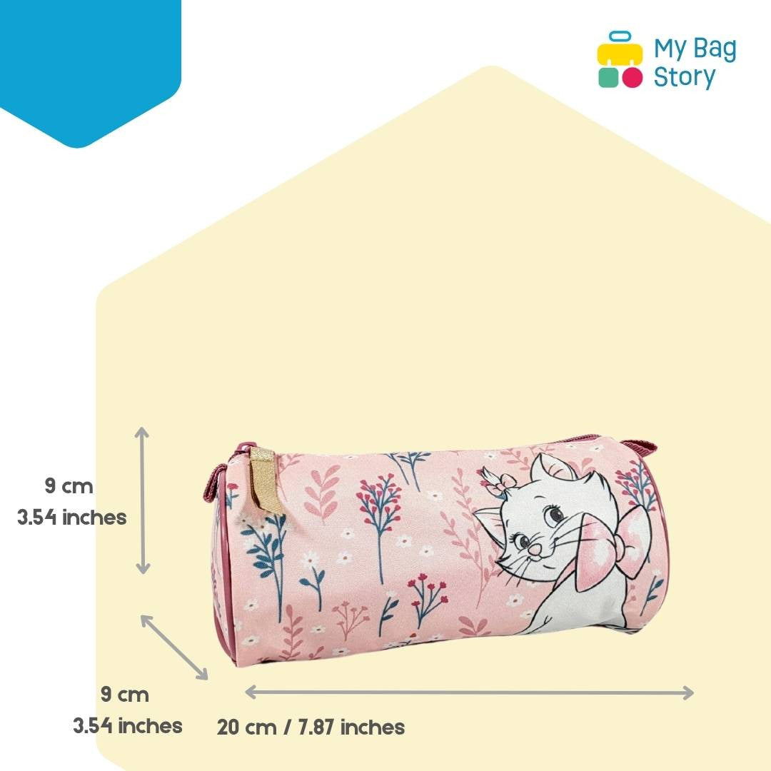 Mybagstory - Trousse Aristochat - Marie - 20cm - Rose