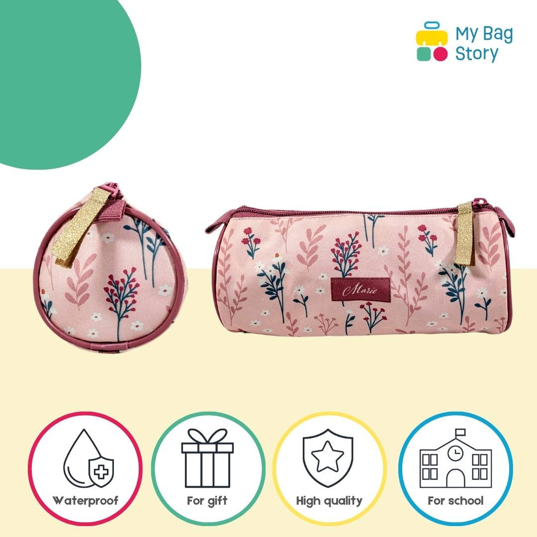 Mybagstory - Trousse Aristochat - Marie - 20cm - Rose