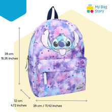 Mybagstory - Sac à dos Stitch - 39 cm - Bleu Violet