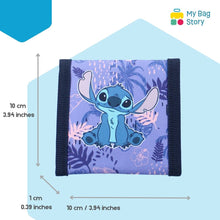 Mybagstory - Portefeuille Stitch - Violet - 10cm