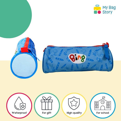 Mybagstory - Trousse Bing - Bleu - 21 cm
