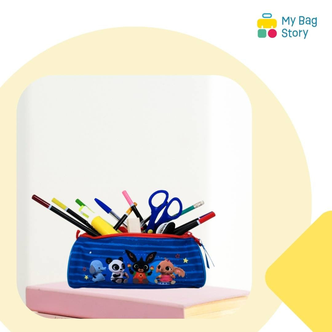 Mybagstory - Trousse Bing - Bleu - 21 cm