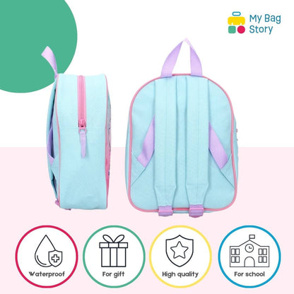 Mybagstory - Sac à dos Stitch & Angel - Bleu Rose - 29 cm
