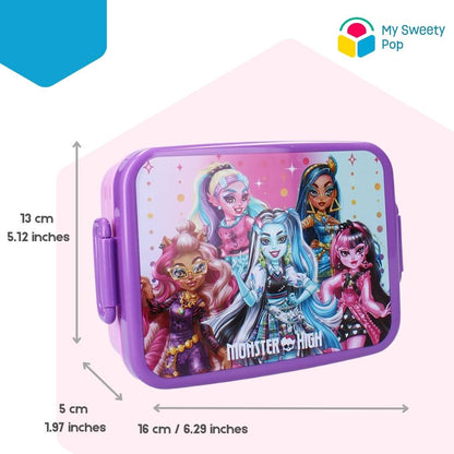 Boîte à goûter Monster High - 16 cm - Violet/Rose