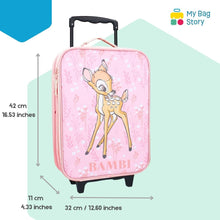 Mybagstory - Valise Bambi - 42 cm - Rose
