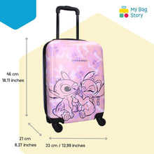 Mybagstory - Valise Cabine Stitch & Angel - 50 cm - Rose Noire