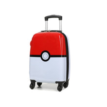 Mybagstory - Valise Cabine Pokémon - 50cm - Rouge Blanche Noire