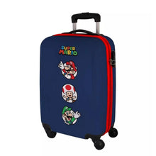 Mybagstory - Valise Cabine super Mario - 50cm - Rouge Bleu