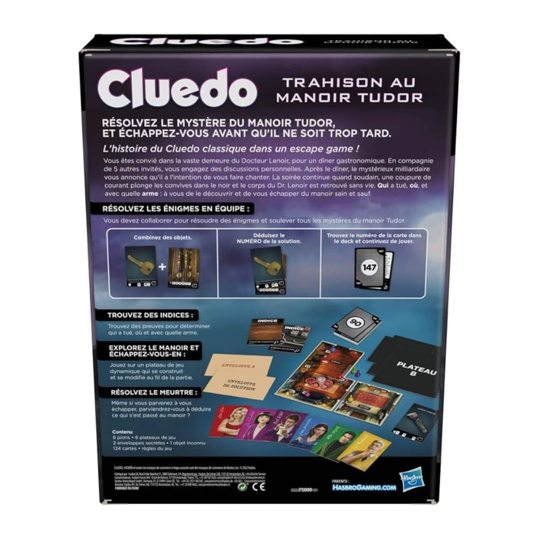 Cluedo Trahison au Manoir Tudor - Hasbro