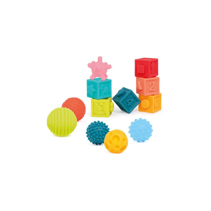 Ludi - Coffret d’éveil - 6 Balles 6 Cubes