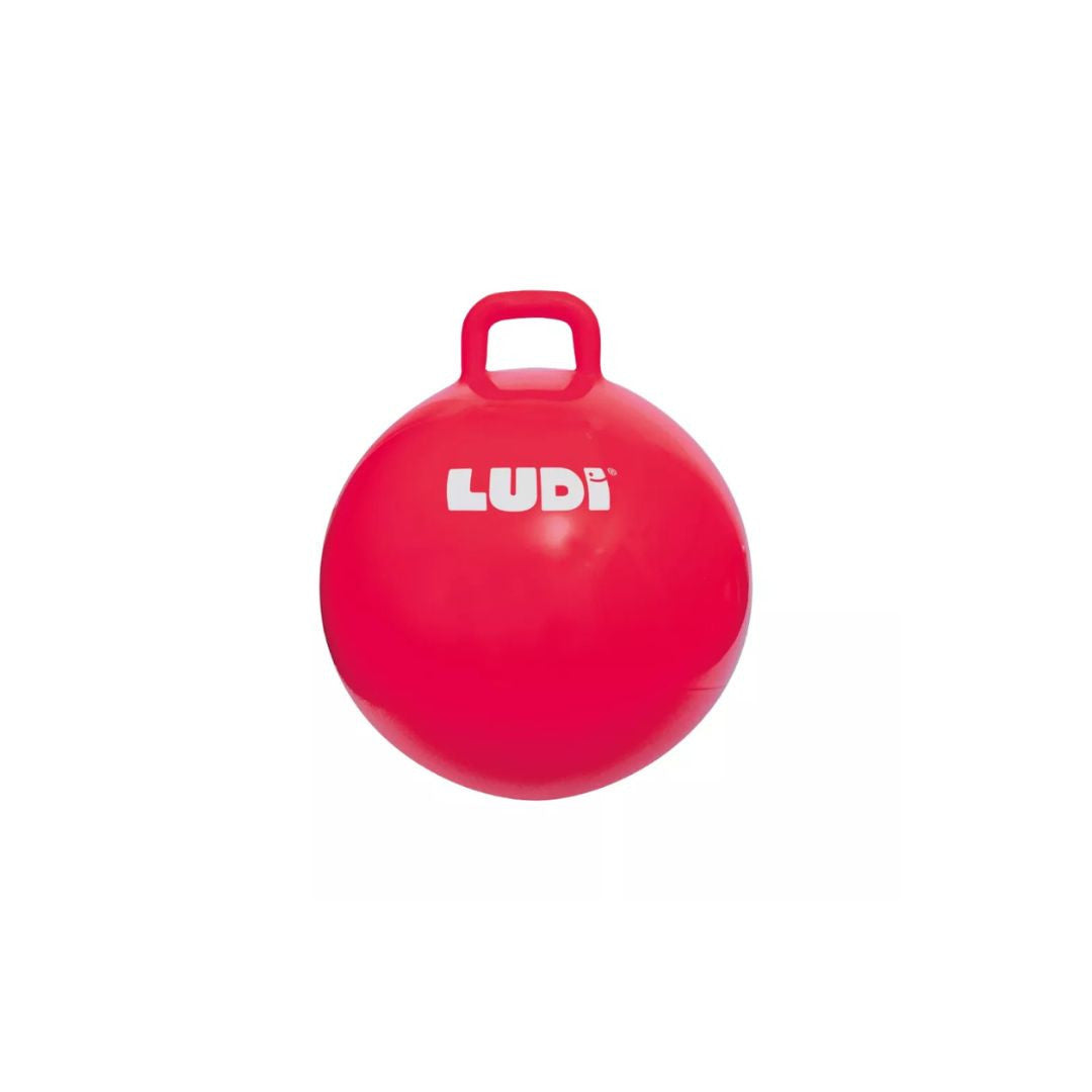 LUDI - Ballon sauteur XXL rouge