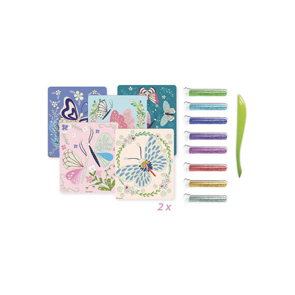Sycomore - 10 Tableaux Paillettes - Papillons - Artissimo