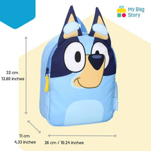 Mybagstory - Sac à dos oreilles Bluey - 32 cm - Bleu
